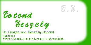 botond weszely business card